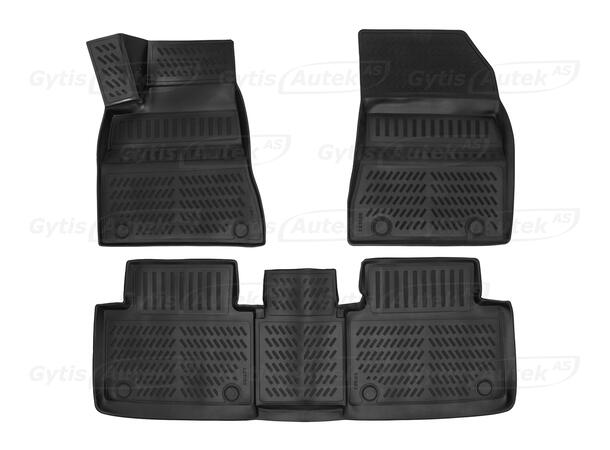 Bilmattesett | Tesla Model 3 2023-> | gytisautek.no