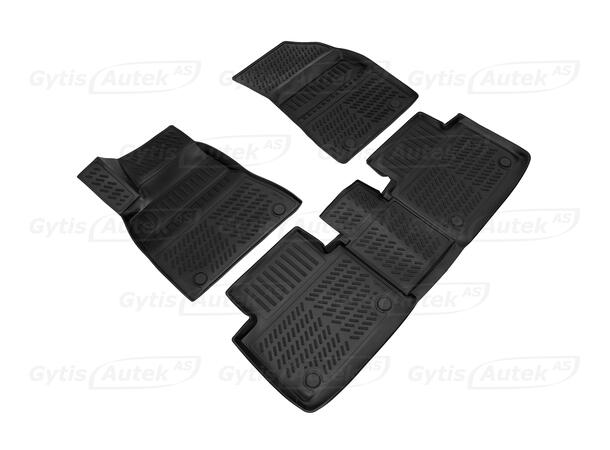 Bilmattesett | Tesla Model 3 2023-> | gytisautek.no