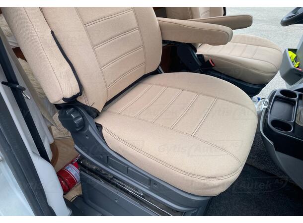 Bobil setetrekk. Beige Eura Mobil Ducato 2006-2016 