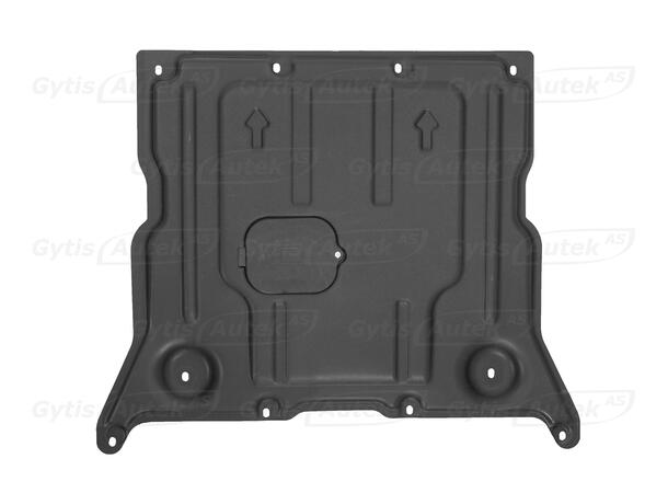 Bunnplate. Plast. Forsterket Tesla Model Y 2021-2025 