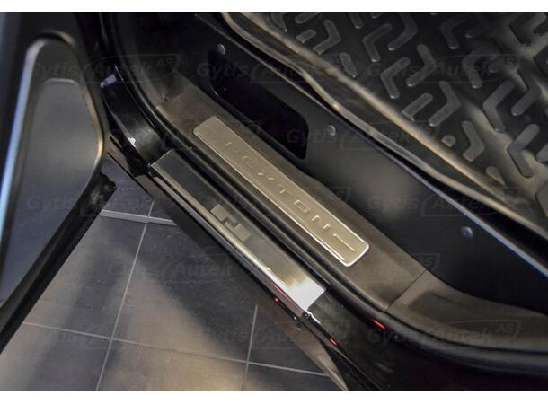 Dørterskelbeskyttere. Stål SsangYong Rexton Y400 2018-2023 