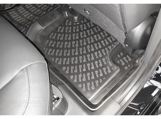 Gulvmatter. Gummi Mitsubishi Outlander 2020-2021 PHEV 