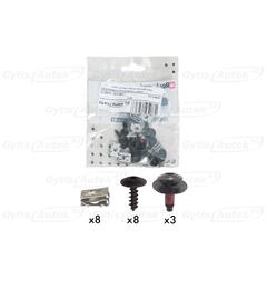 Monteringssett til bunnplate i plast VW Golf VI 2009-2012