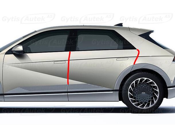 PPF folie | Hyundai IONIQ 5 2021-> | Dørkant | gytisautek.no