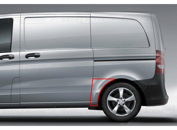 Porte-gobelet 3ème Rangée Pour Mercedes Vito W447 2015-2022 - Noir ABS - Pièce Originale A4478101400