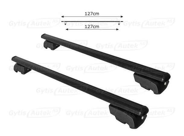 Takstativ. 127 cm. Svart Universalt. Flush. Aluminium 
