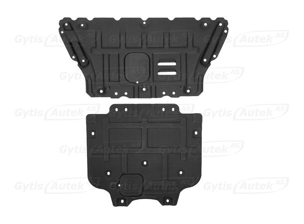 Bunnplater. Plast. Forsterket Audi A4 2016-2022 
