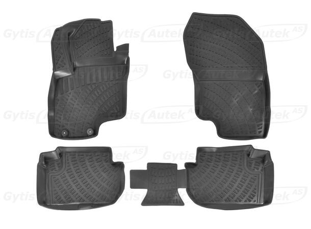 Gulvmatter. Gummi Mitsubishi Eclipse Cross 2021-2024 PHEV 