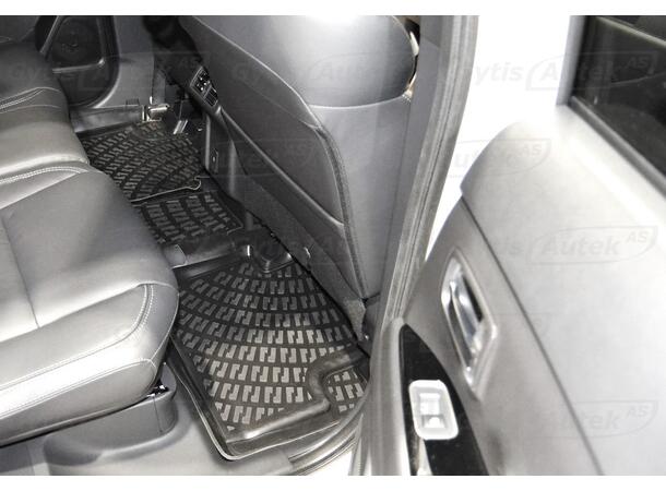 Gulvmatter. Gummi Mitsubishi Eclipse Cross 2021-2024 PHEV 