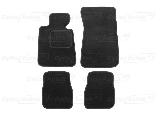 Gulvmatter i stoff til BMW 3 ser. E30 1982-1990 | gytisautek.no