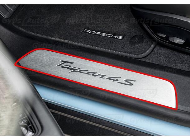 PPF folie | Porsche Taycan 2020-> | Dørterskel | gytisautek.no