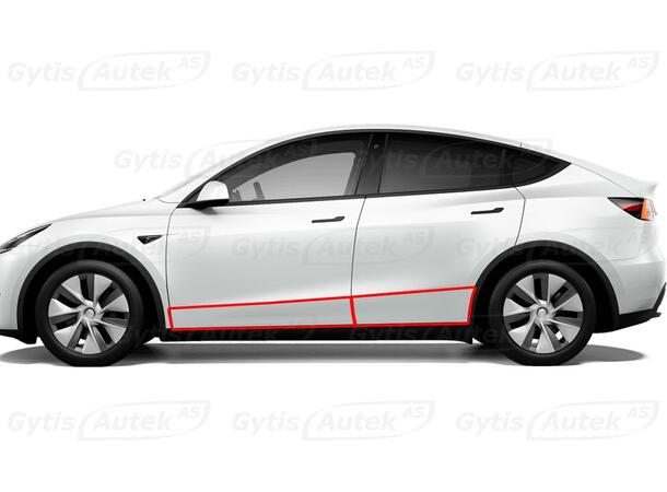 PPF folie | Tesla Model Y 2021-> | Dør gytisautek.no