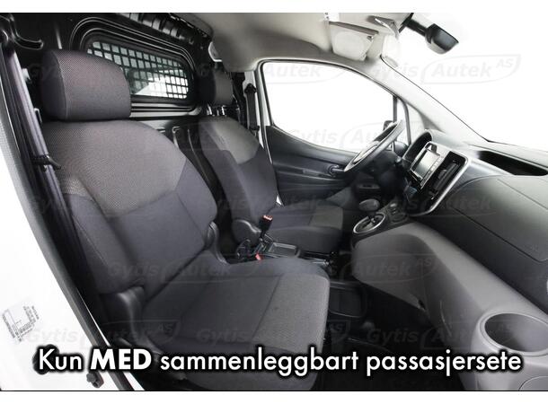 Setetrekk. 1 + 1 seter. Kunstskinn Nissan NV200 2010-2022 