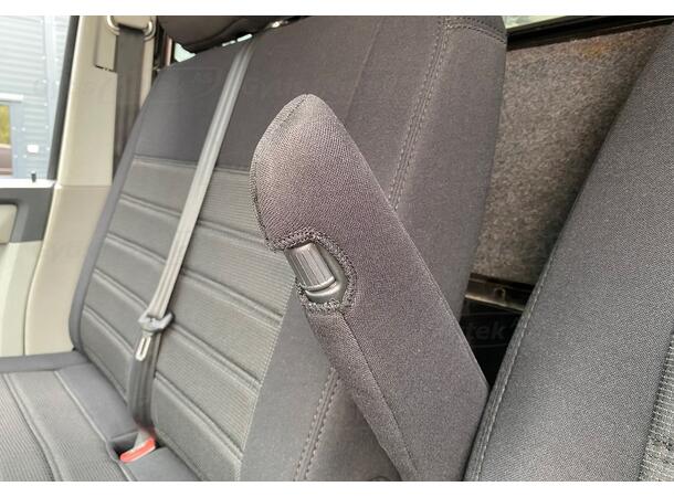 Setetrekk. 1 + 2 seter. Stoff VW T5 2003-2015 