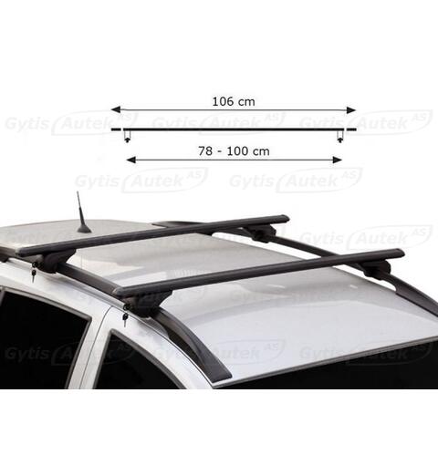 Takstativ. 100 cm. Svart Universalt. Aluminium