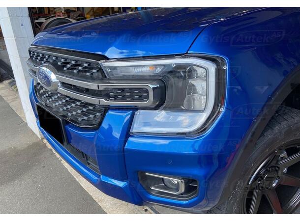 Lyktbeskyttere. Klar. Plast Ford Ranger 2023-> 