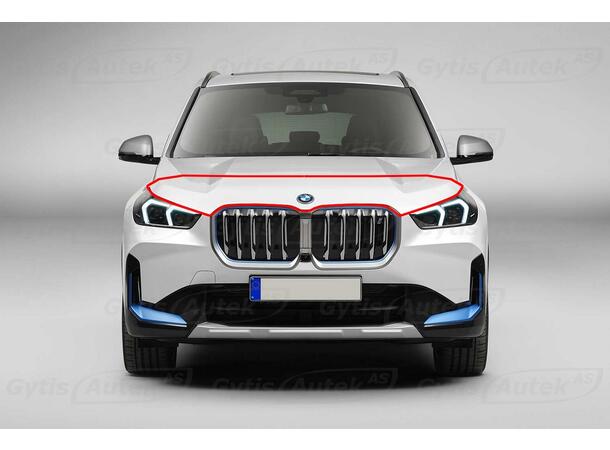 LANGBEAN Kofferbakmatten voor BMW X1 2023-2026, BMW iX1 Originele TPE Kofferbakmat Achter met Hoge Rand, Anti-slip en Waterdichte Accessoires