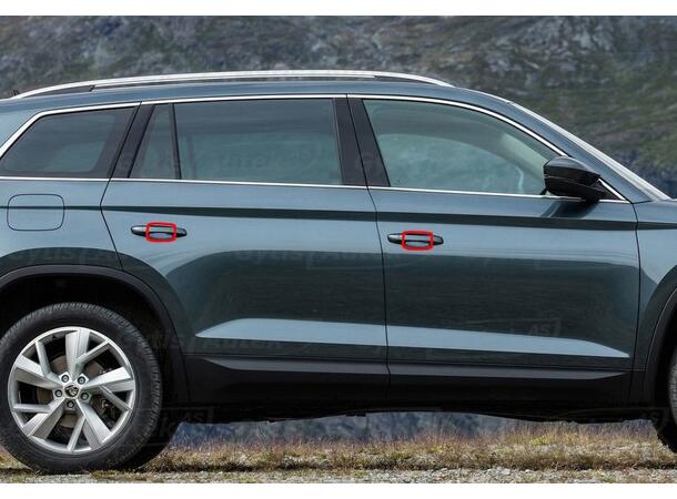 PPF folie | Skoda Kodiaq 2017-> | Dørhåndtak | gytisautek.no