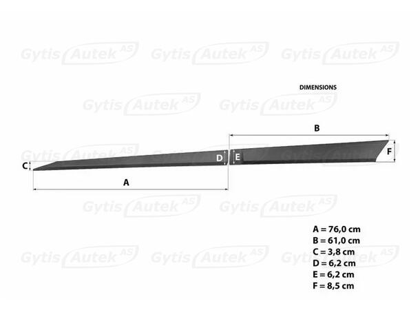 Sidelister | Hyundai Kona EV 2023-> | gytisautek.no