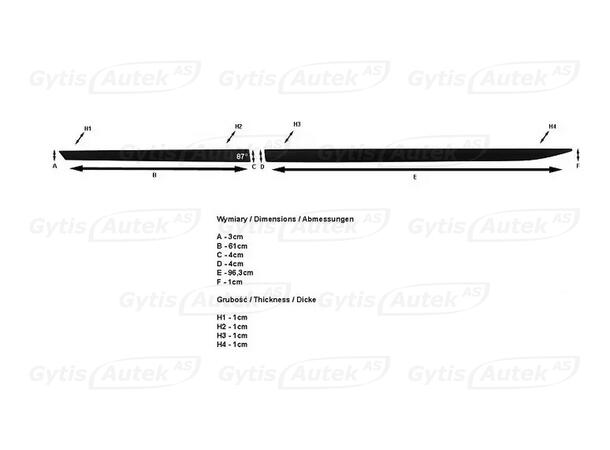 Sidelister | Mazda CX-3 2015-> | gytisautek.no