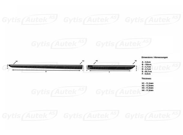 Sidelister til Alfa Romeo Giulietta 2010-2020 | gytisautek.no