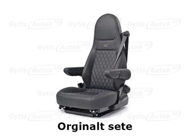 Bobil setetrekk. Grå Challenger Aguti GIS-Liner 