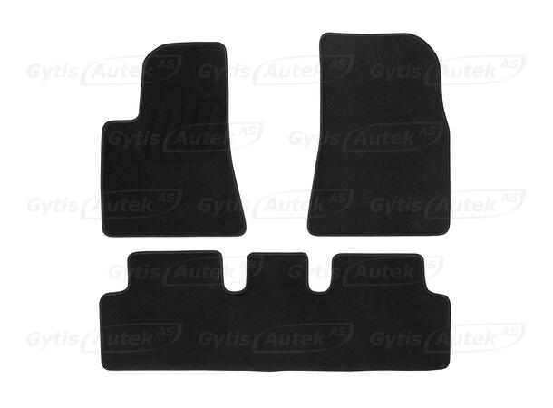 Gulvmatter i stoff | Tesla Model 3 2018-> |gytisautek.no