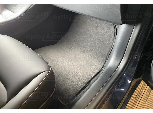 Gulvmatter i stoff | Tesla Model 3 2018-> |gytisautek.no