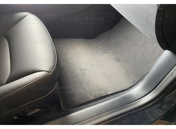 Gulvmatter i stoff | Tesla Model 3 2018-> |gytisautek.no