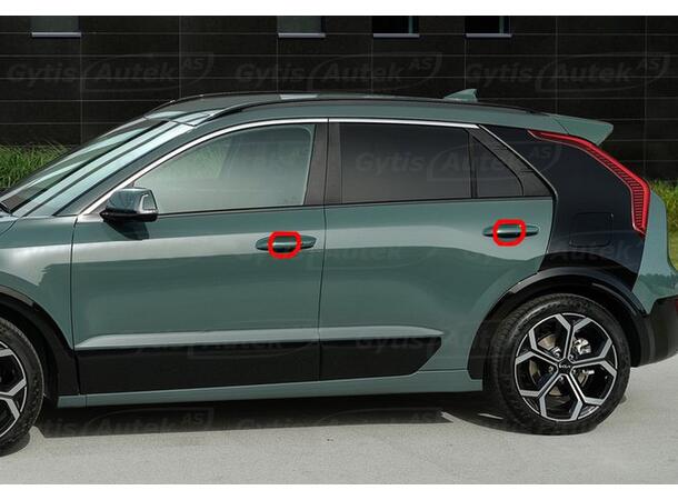 PPF folie | Kia Niro EV 2022-> | Dørhåndtak | gytisautek.no
