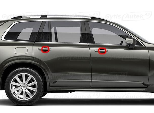 PPF folie | Volvo XC90 2016-> | Dørhåndtak | gytisautek.no