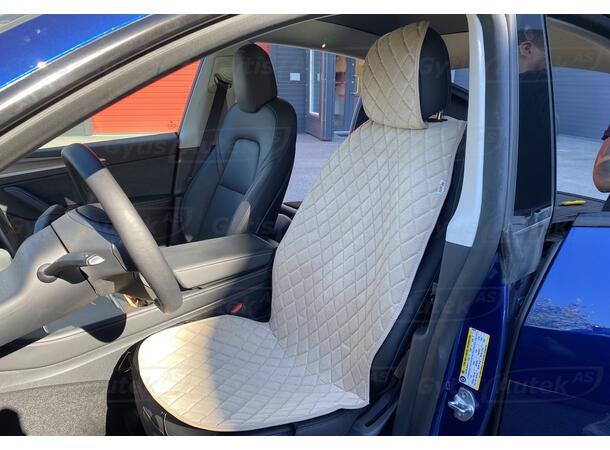 Setebeskyttelse. Beige Universalt 