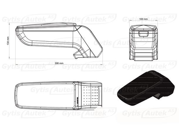 Armlene til Toyota Yaris 2011-2014 | gytisautek.no