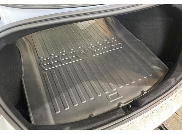 Bagasjeromsmatte | Tesla Model 3 2023-> | gytisautek.no