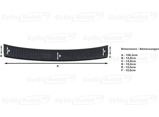 Bakfangerbeskytter til Toyota Auris 2009-2012 | gytisautek.no