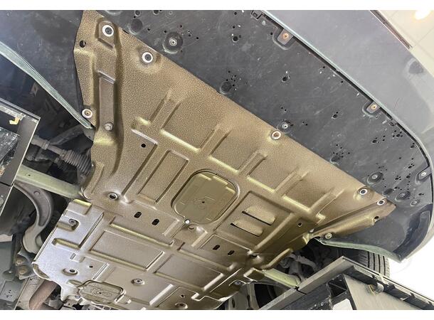 Bunnplater. Aluminium Audi A4 2016-2022 