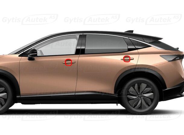 PPF folie | Nissan Ariya 2022-> | Dørhåndtak | gytisautek.no
