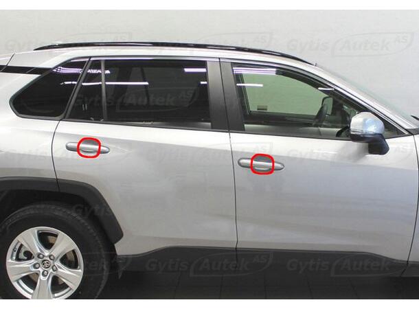 PPF folie | Toyota RAV4 2019-> | Dørhåndtak | gytisautek.no