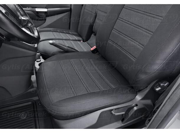 Setetrekk. 1 + 2 seter. Stoff Ford Transit Connect 2019-2023 