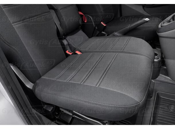 Setetrekk. 1 + 2 seter. Stoff Ford Transit Connect 2019-2023 