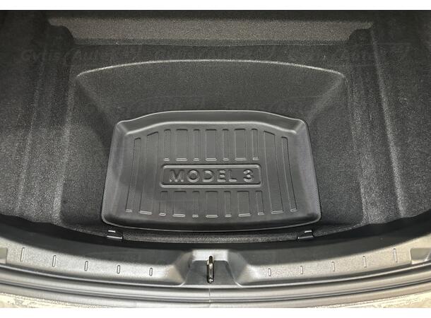 Bagasjeromsmatte | Tesla Model 3 2018-2023 | gytisautek.no