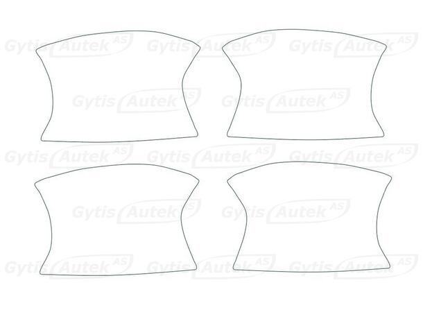 Dørhåndtakbeskyttere. PPF | Skoda Superb 2015-> | gytisautek.no