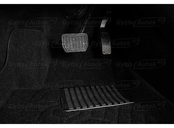 Gulvmatter. 3D Stoff med kant Tesla Model 3 2023-> 
