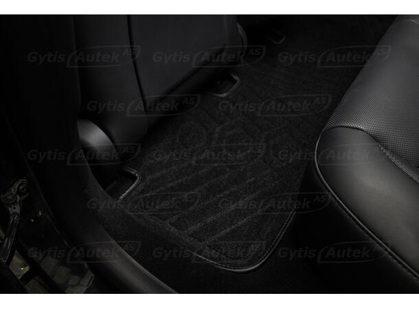 Gulvmatter. 3D Stoff med kant Tesla Model 3 2023-> 