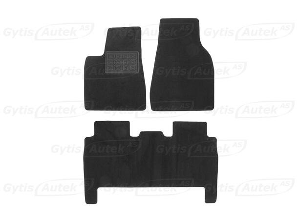 Gulvmatter i stoff|Tesla Model X 2016-2021 | gytisautek.no