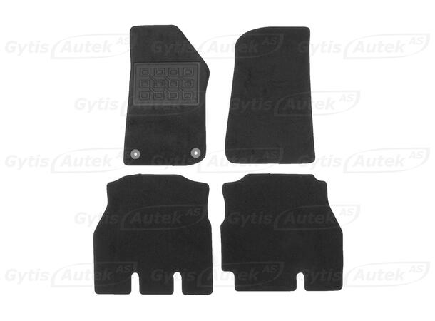 Gulvmatter i stoff til Jeep Wrangler 2018-> | gytisautek.no
