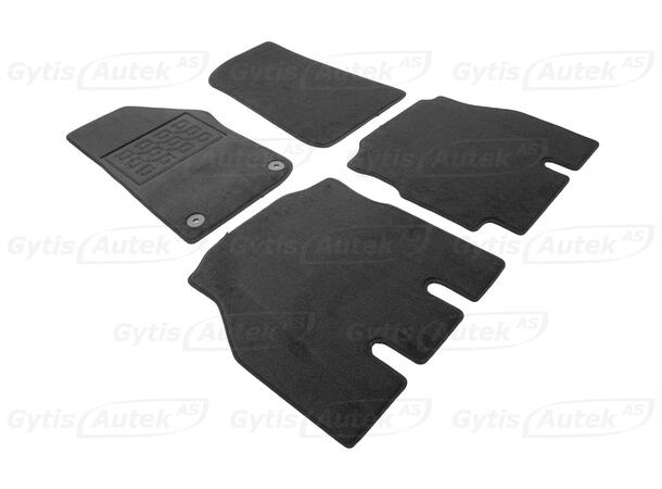 Gulvmatter i stoff til Jeep Wrangler 2018-> | gytisautek.no