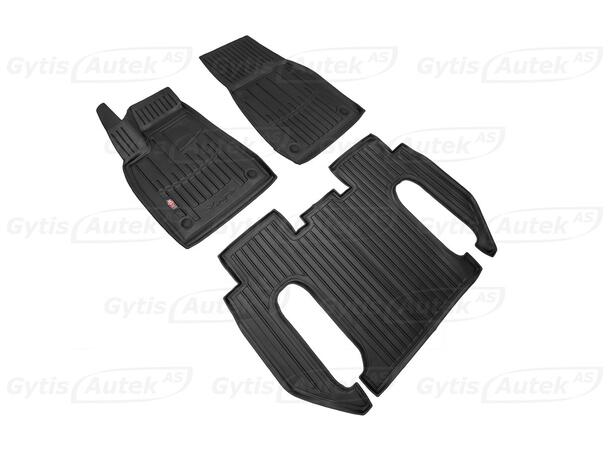 Gummimatter til Tesla Model X 2016-2021 | gytisautek.no