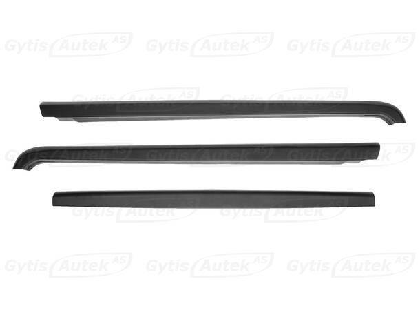 Kantbeskyttere. Plast Ford Ranger 2016-2022 Double Cab 