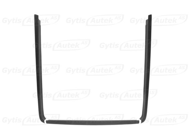 Kantbeskyttere. Plast Ford Ranger 2016-2022 Double Cab 